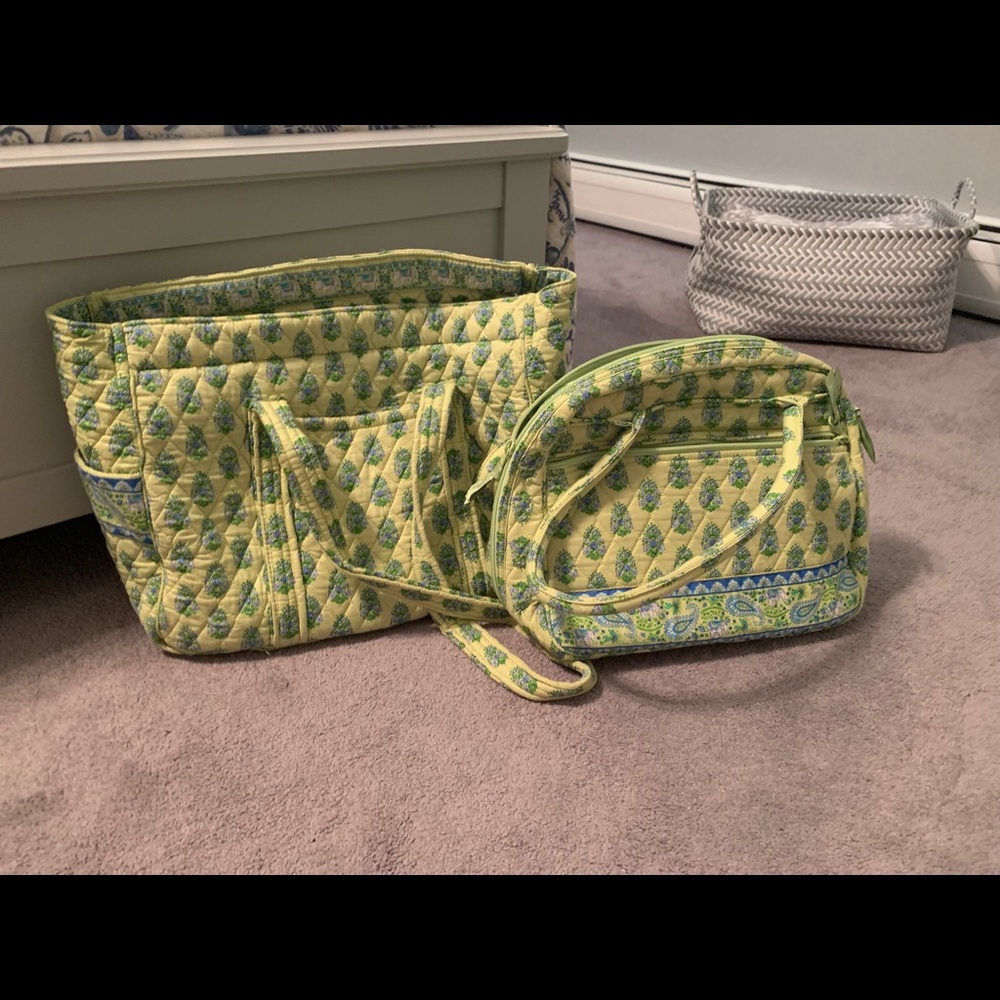 Vera Bradley diaper bag and shoulder bag